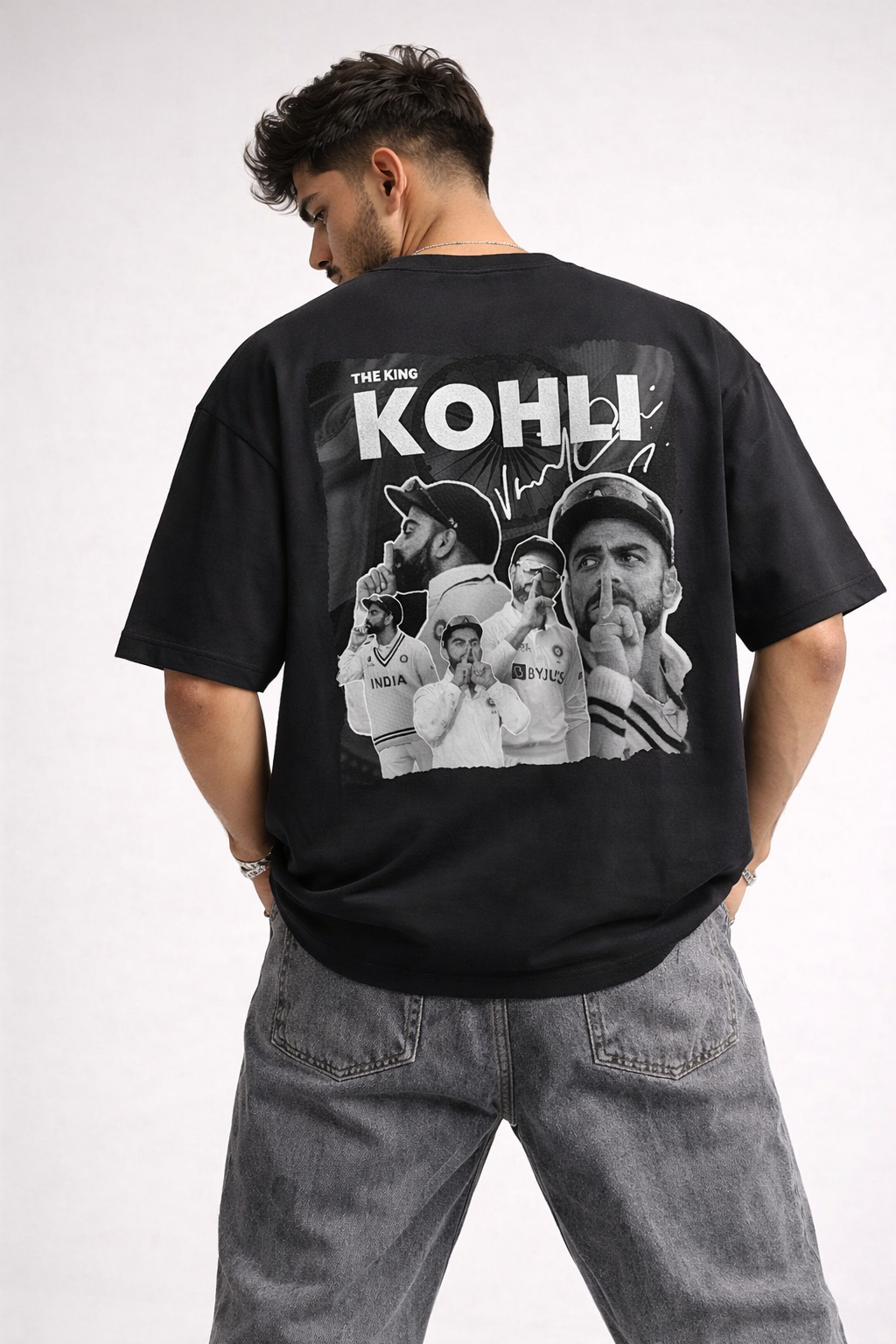 “The King” Black Edition – Oversized Premium Tee