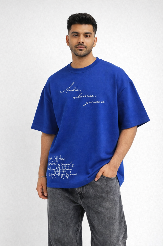 Azure Script Oversized Tee