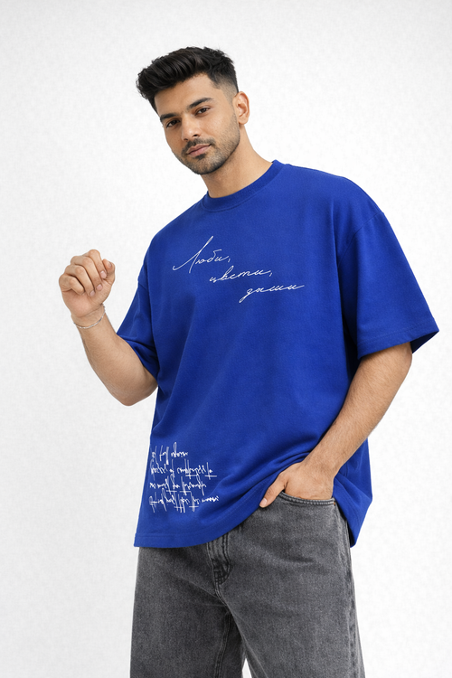 Azure Script Oversized Tee