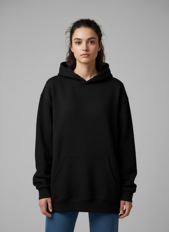 Straw Hat Pirate Anime Hoodie – Black