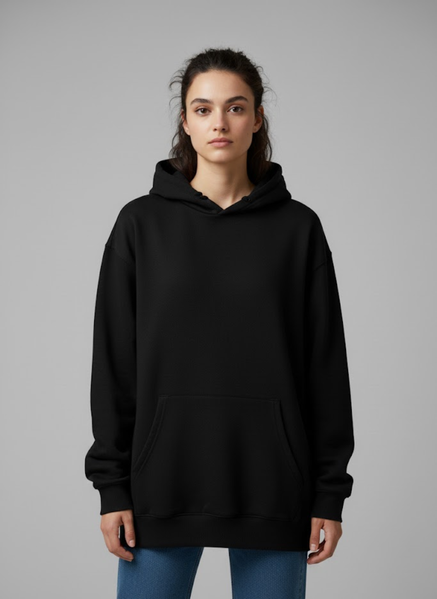 Back In Time Rick Hoodie – Black