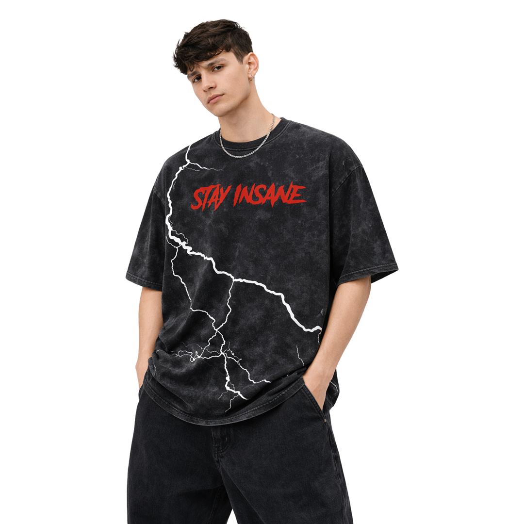 STAY INSANE – Lightning Disorder Tee